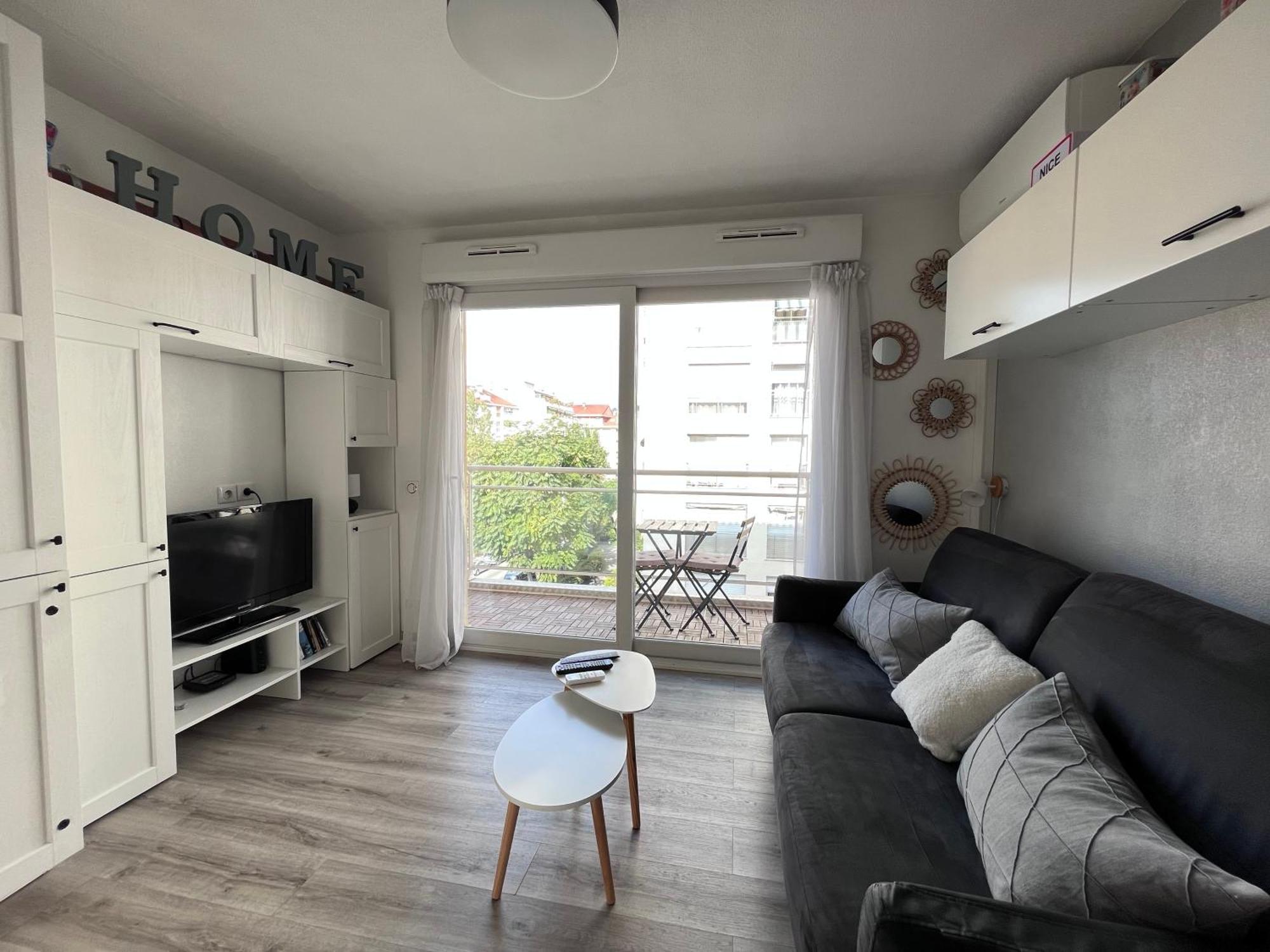 Studio Terrasse Et Parking Prive Nizza Exterior foto